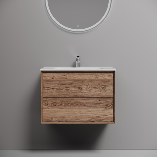 Тумба под раковину Sancos Marmi 2.0 MR2.070ECH 70х40 подвесная цвет коричневый - фото 3